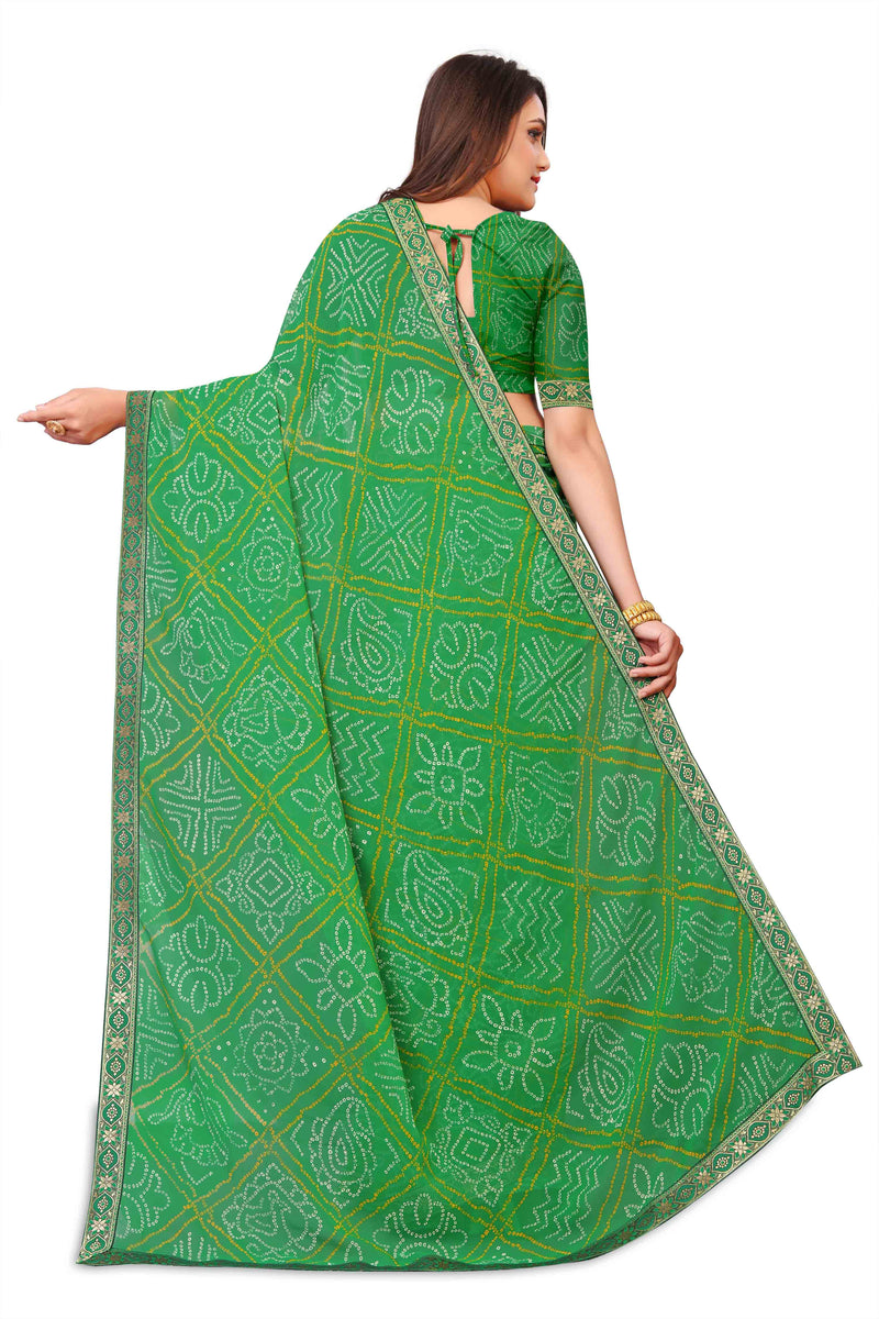 bandhani saree designs latest collection