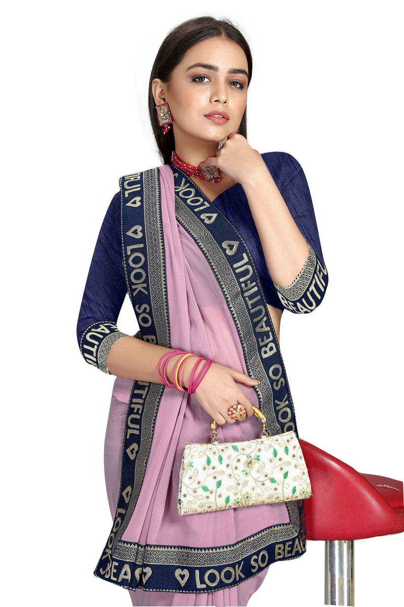 Look So beautiful Lace border Trending Saree 2023