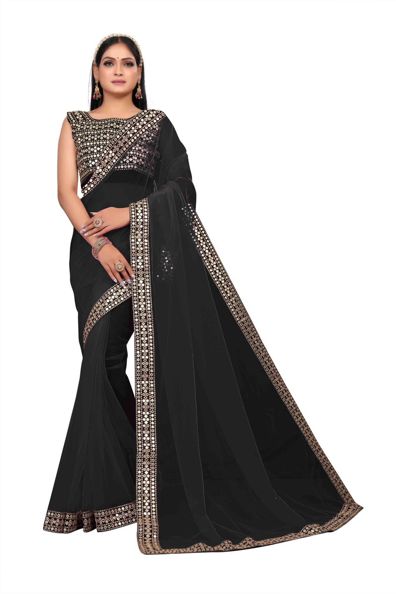 net saree design