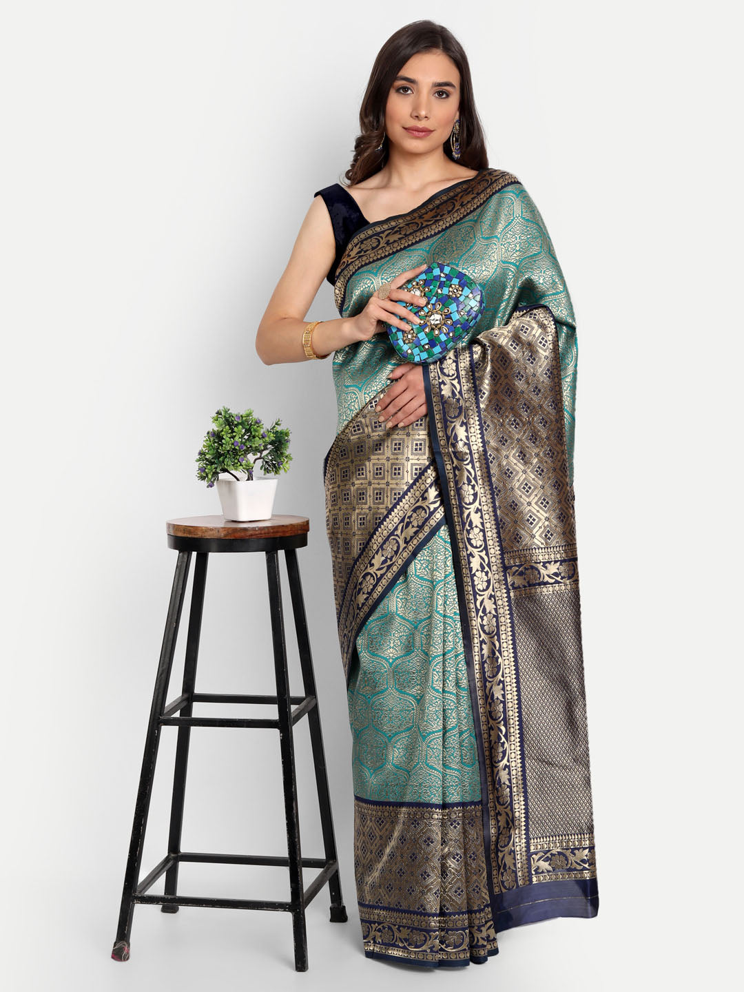 Manohari Banarasi Silk Saree Collection (Pack Of 4)