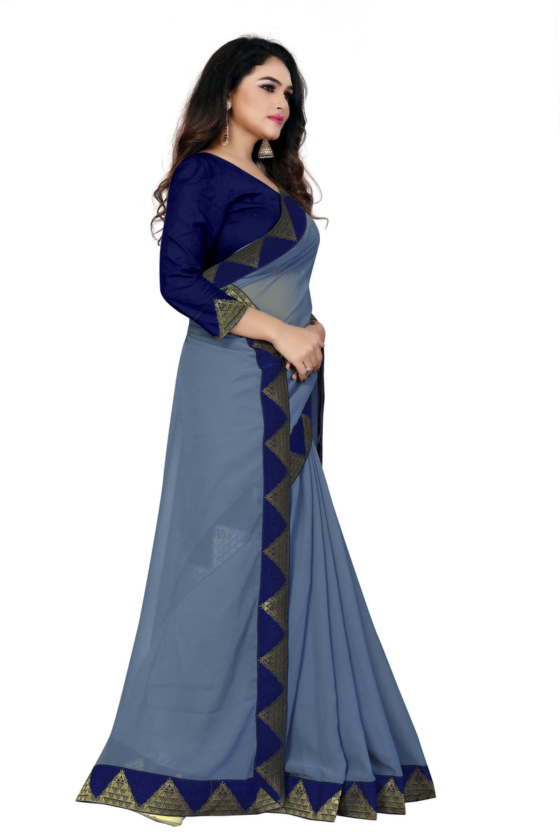 georgette saree for party wear