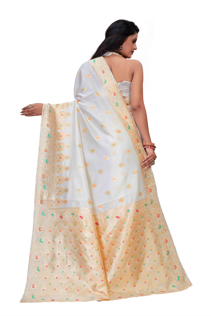 banarasi silk saree for bride